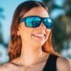 Tiger Shark Mirrored Sport Sunglasses