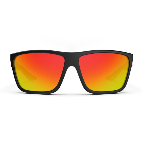 Sunlight Rays Red Mirror Performance Sunglasses