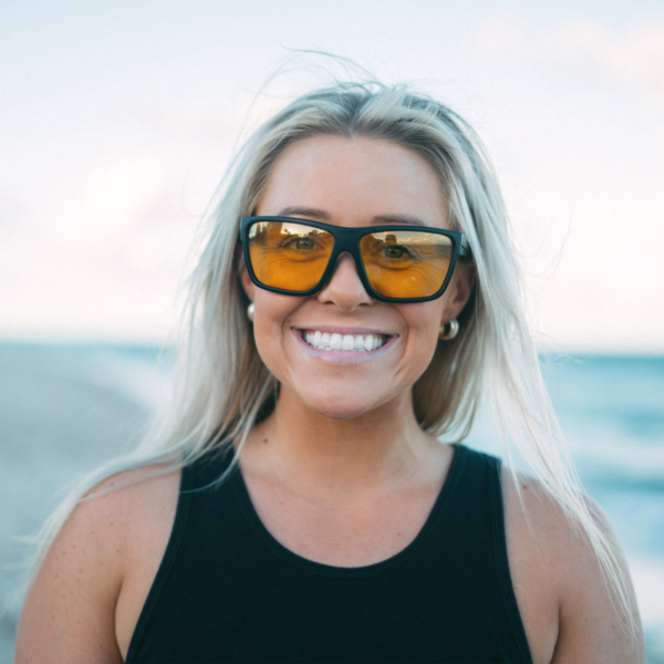 Sponge Yellow Lens Polarized Sport Sunglasses