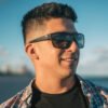 Black Ghost Polarized Wraparound Sunglasses