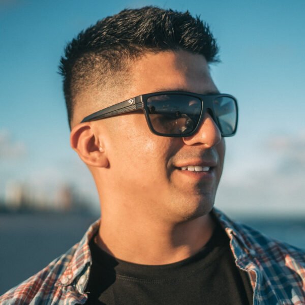 Black Ghost Polarized Wraparound Sunglasses