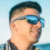 Quietness Ice Blue Polarized Sunglasses